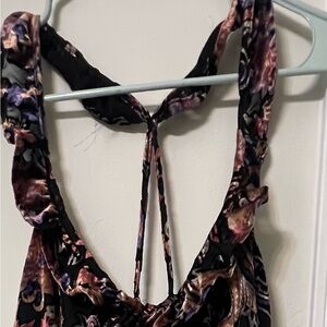 Nasty Gal Floral Halter Dress